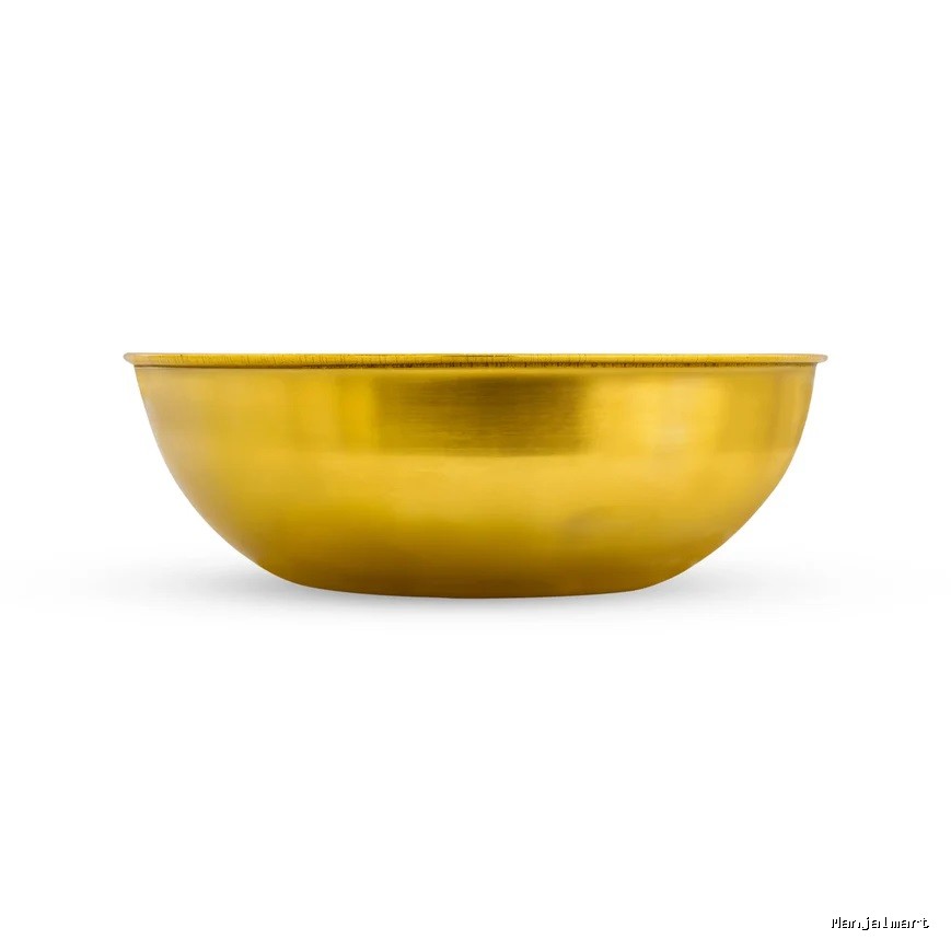 Brass Bowl - 2.75 x 7 Inches | Brass Cup/ Chandan Cup/ Pooja Bowl for Home