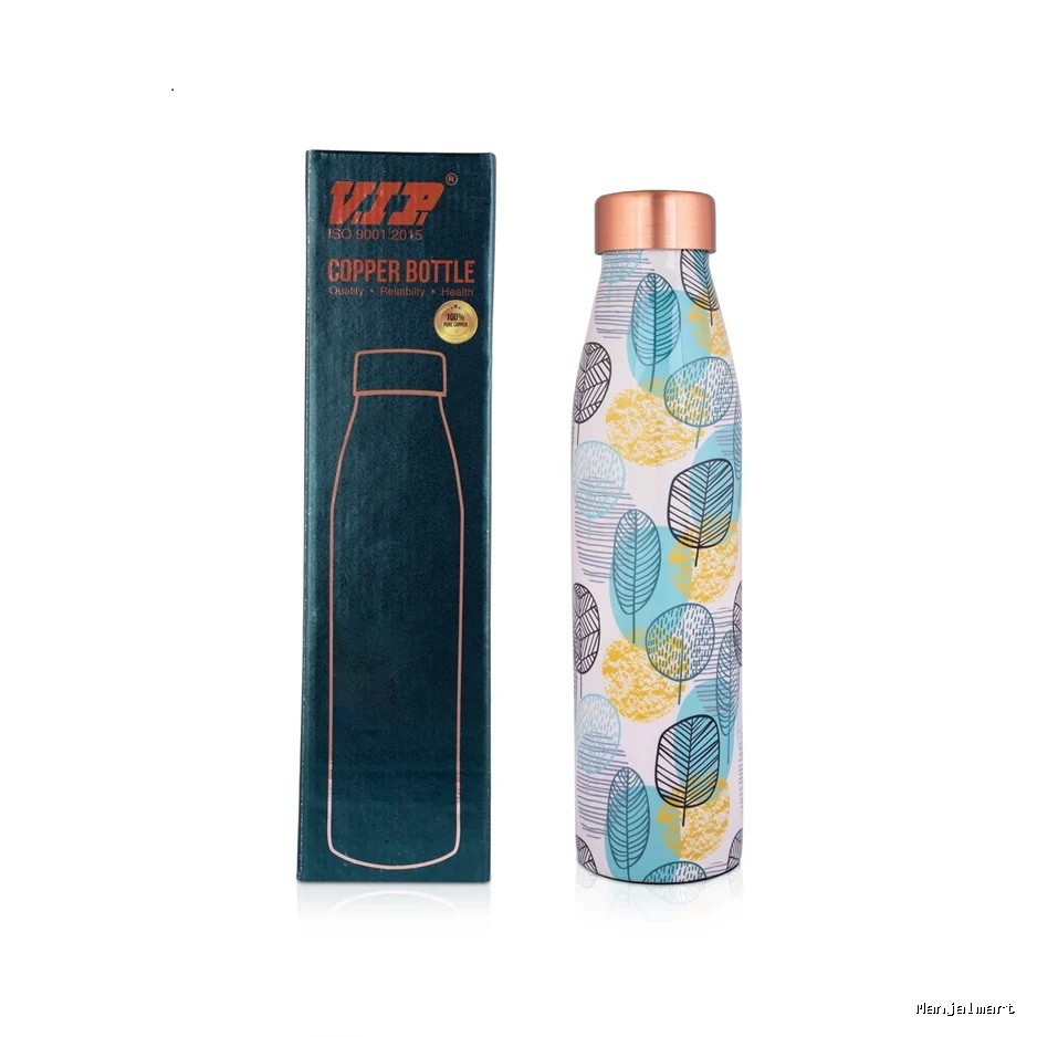 Water Bottle - 280 Gms | Copper Bottle/ 11 x 2 Inches/ Sleek Colour Water Container for Home