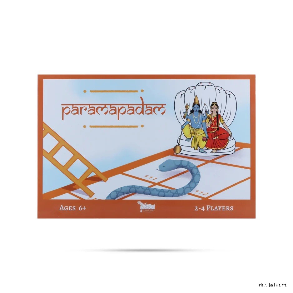Paramapadam Board Game - English | Sri Vidhya Ramanujam/ Snakes and Ladders Family Dice Board Game for Kids